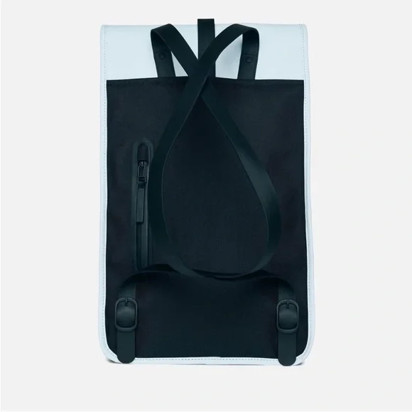 NWT Rains Light Blue Mini Backpack - Picture 2 of 4